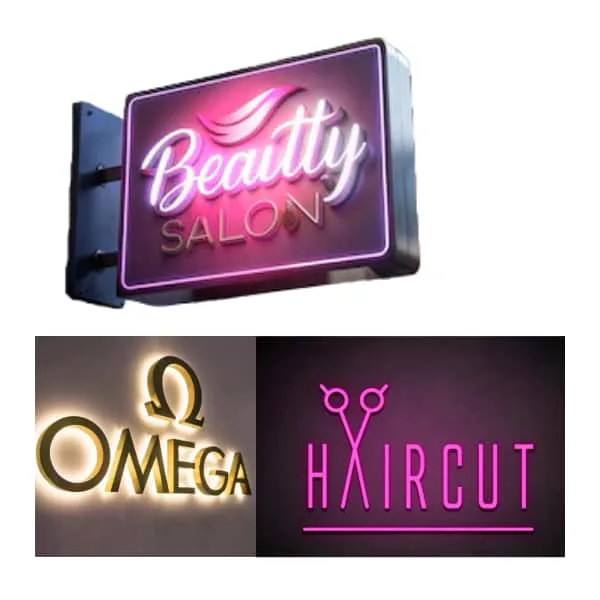 Salon Furniture Equipment For Sale – Signages & Signs image 12