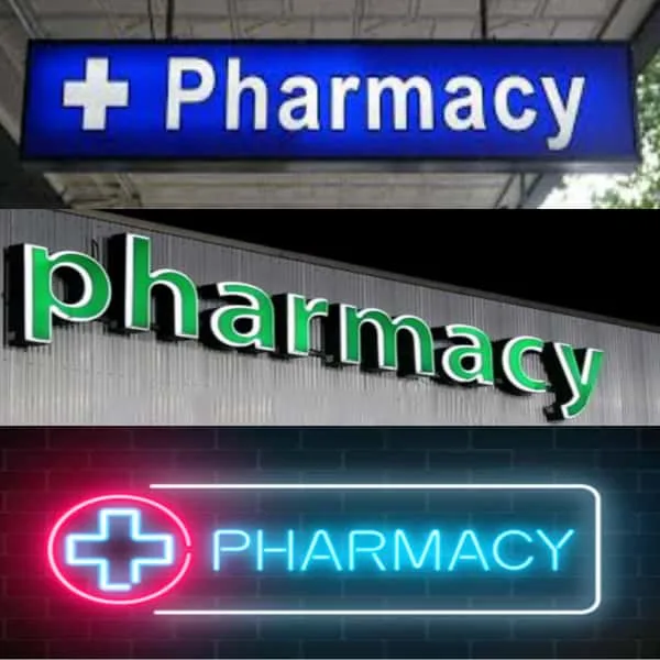 Pharmacy Drug Store Fixtures, Displays Furniture – Backlit Signages image 13