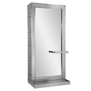 Single Sided Barber Salon Styling Stations – custom retail display image 4