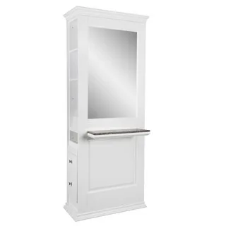 Single Sided Barber Salon Styling Stations – custom retail display image 3