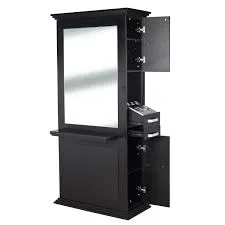 Single Sided Barber Salon Styling Stations – custom retail display image 25