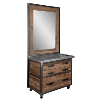 Single Sided Barber Salon Styling Stations – custom retail display image 20