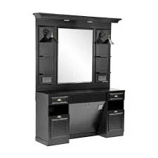 Single Sided Barber Salon Styling Stations – custom retail display image 21