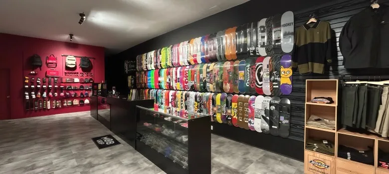 Surf Skate Shop Retail Displays, Design Fixtures – custom retail display image 8