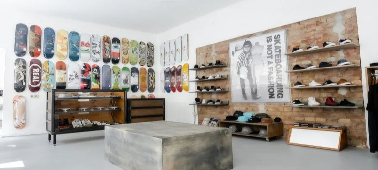 Surf Skate Shop Retail Displays, Design Fixtures – custom retail display image 7