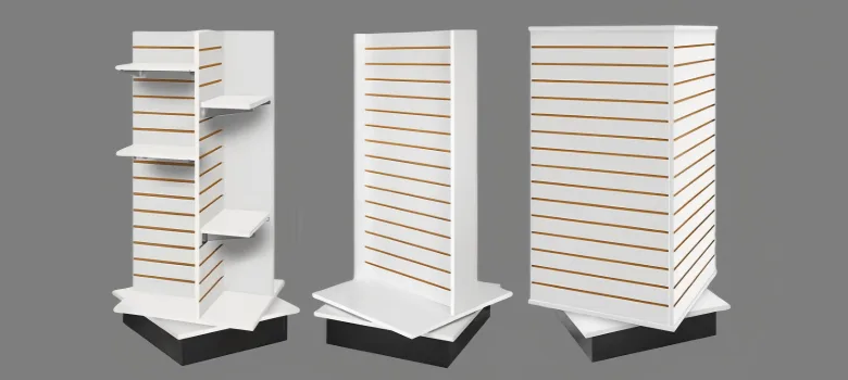 Slatwall Display Stands Floor Standing Units – custom retail display image 2
