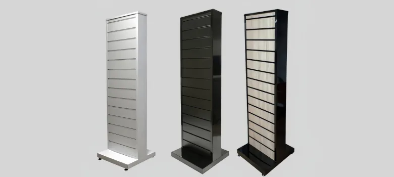 Slatwall Display Stands Floor Standing Units – custom retail display image 3