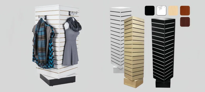 Slatwall Display Stands Floor Standing Units – custom retail display image 4