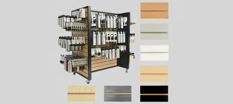 Slatwall Gondolas | Retail Shelving Display Fixtures – custom retail display image 12
