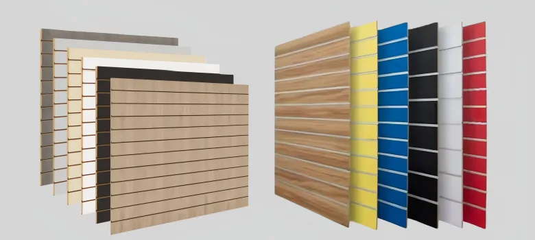Slatwall Panels Boards | Black, White, Grey, Wood More – custom retail display image 2