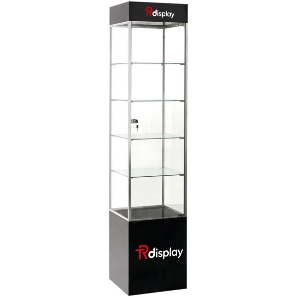 Floor Standing Display Cases Tall Glass Cabinets – custom retail display image 1