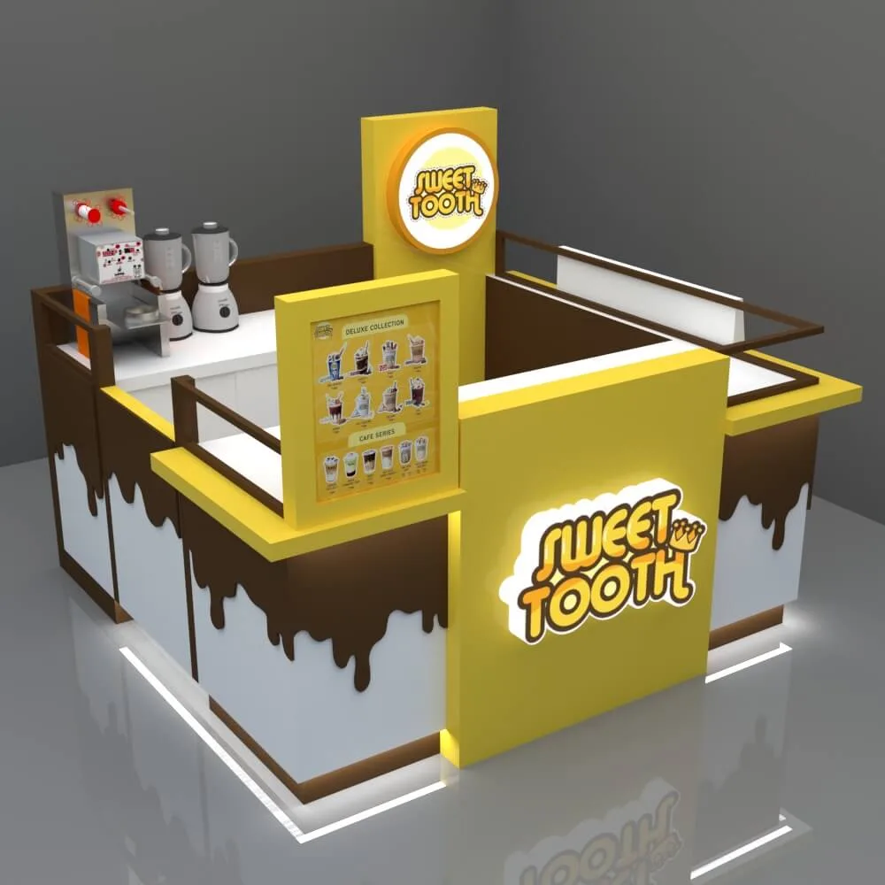 Ice Cream Kiosk – Bespoke Mall Cake Dessert Kiosk Build image 6