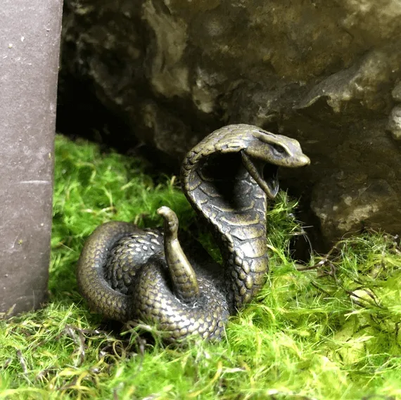 Snake Sculptures Statues | Bronze Art – custom retail display image 3