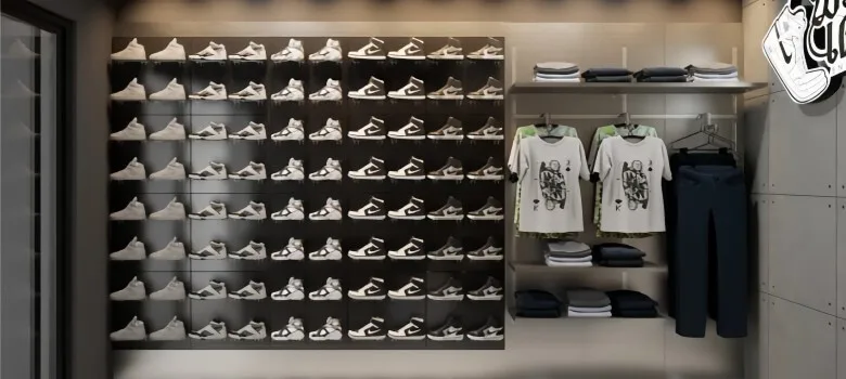 Sneaker Shop Design Retail Store Fixtures – custom retail display image 11