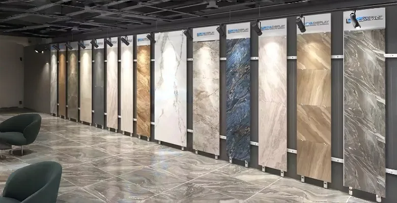 Ceramic Tile Showroom Design, Displays Metal Racks – custom retail display image 24