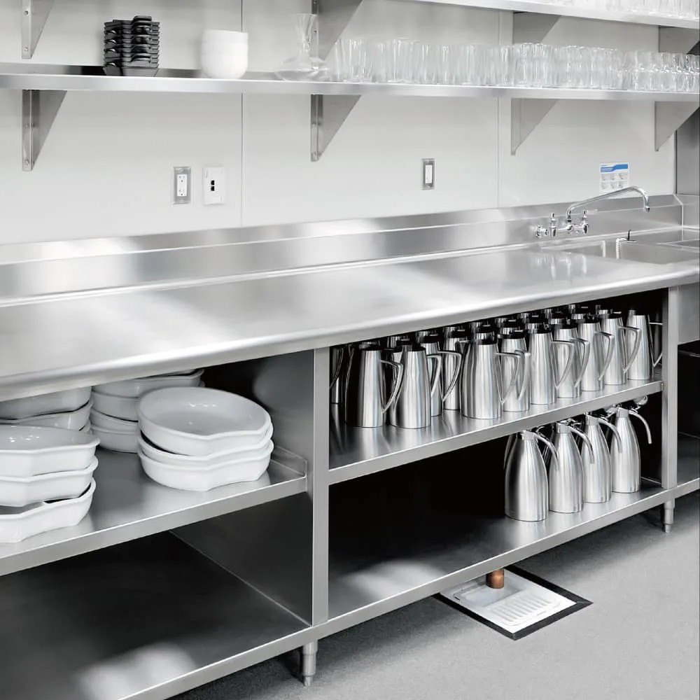Stainless Steel Commercial Kitchen Cabinets For Sale | Benson Display – Sleek Custom Stainless Steel Restaurant Cabinets for 