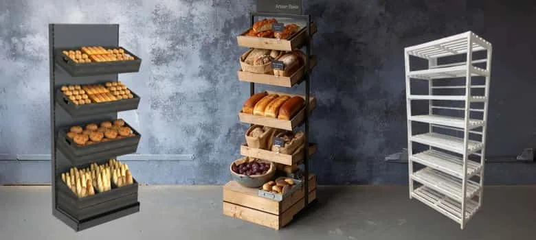 Bread Display Stand For Bakery Pastry Displays – custom retail display image 44