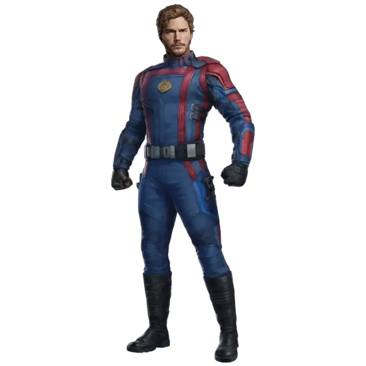 Star-Lord fiberglass Statues2 (2) Full Size Star-Lord Statues | 1:1 Guardians of the Galaxy – custom retail display image 6