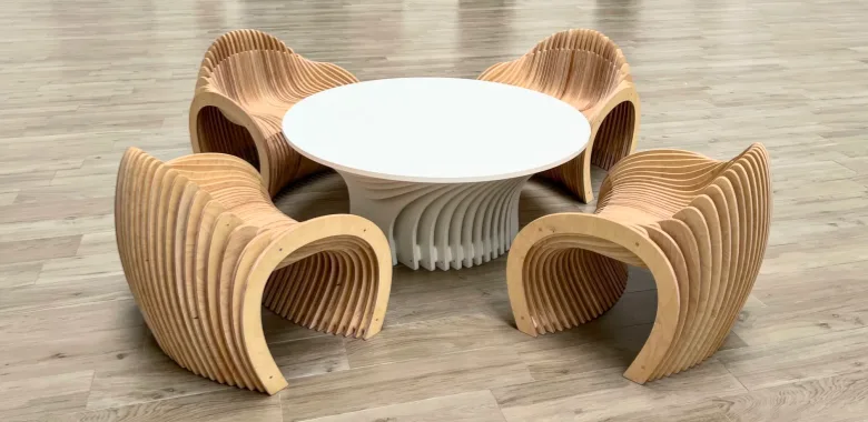 Custom Parametric Chair Sofa For Sale – custom retail display image 18