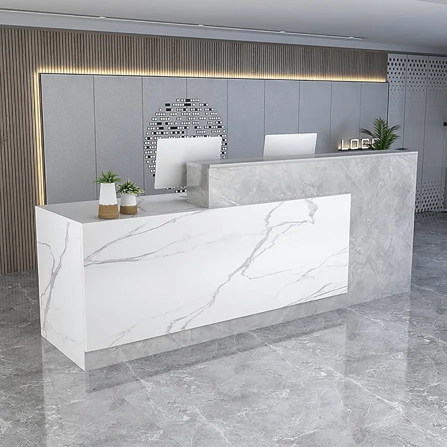 Modern Reception Desks, Counters Tables – custom retail display image 1