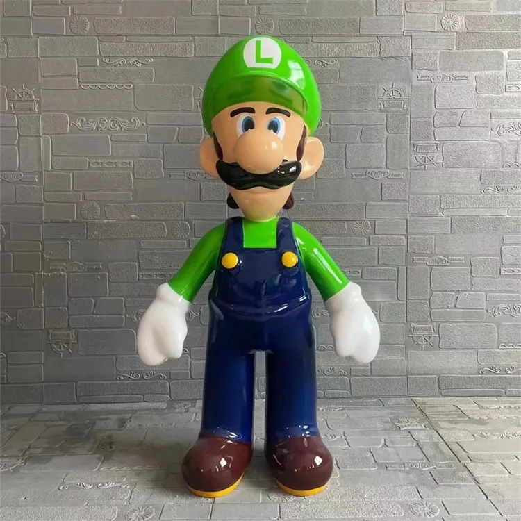 Life Size Super Mario Statues Game Figures For Sale – custom retail display image 3