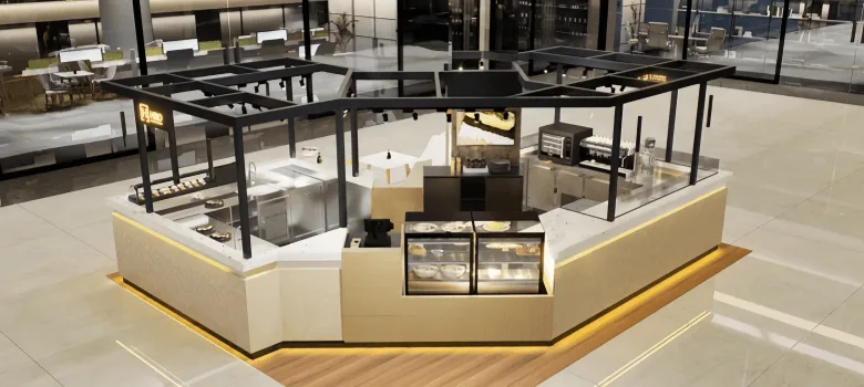 Sushi Kiosk – custom retail display image 6