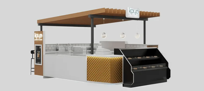 Sushi Kiosk – custom retail display image 7