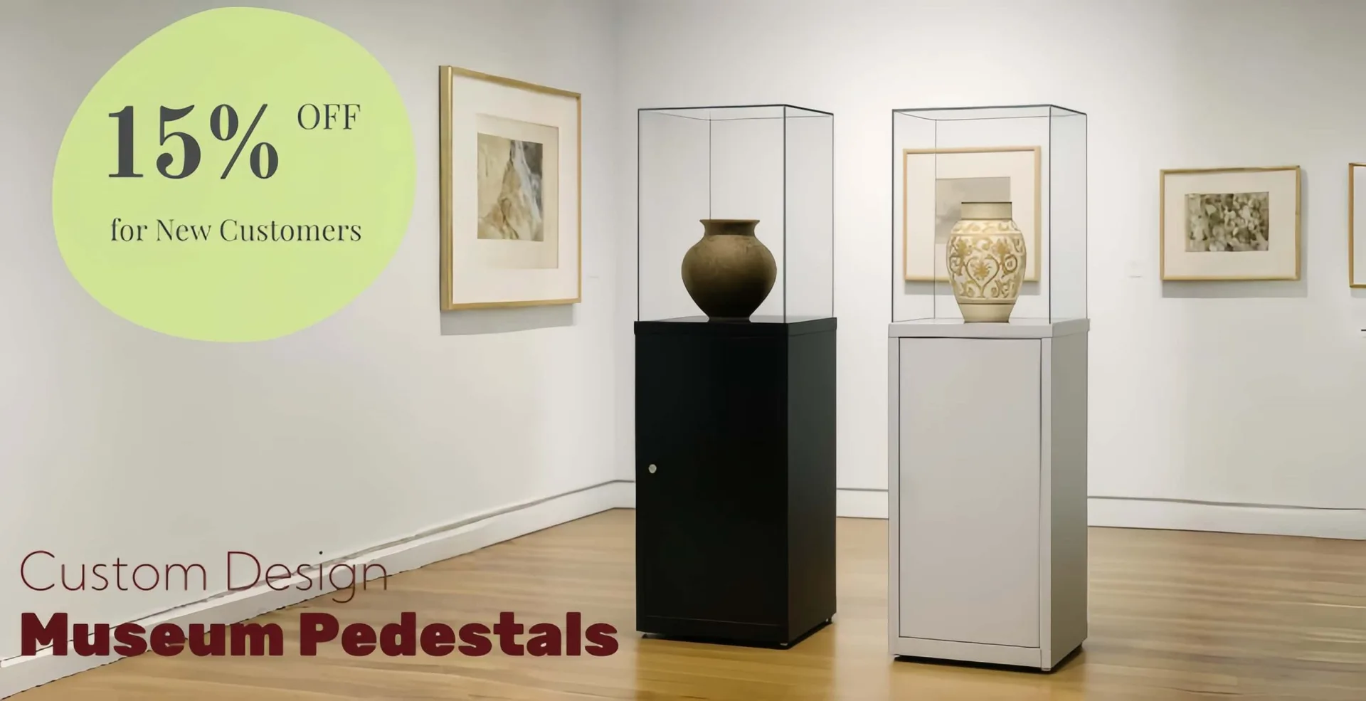 Pedestal Display Cases Showcases For Sale – custom retail display image 56