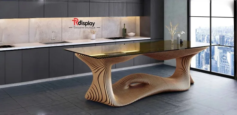 Parametric Table For Sale | Wooden Coffee Table – custom retail display image 26
