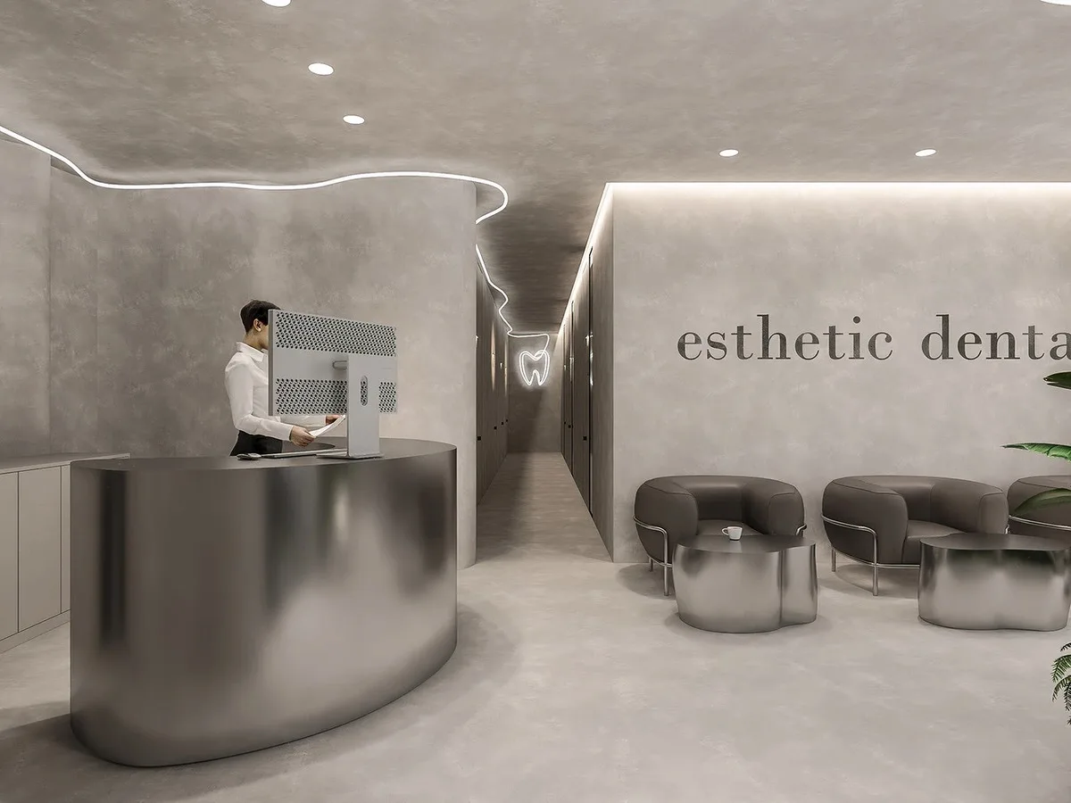 Teeth Whitening Salon Design, Furniture Decoration – Australia Dental Clinic Customized Furniture Teeth Whitening Clinic Inte