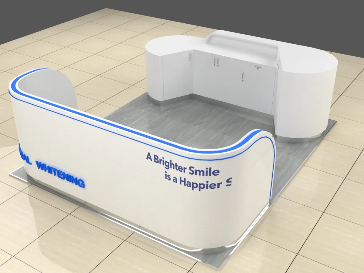 Teeth Whitening Kiosk Booth For Sale – Technology driven teeth whitening kiosk design teeth whitening display cabinet in mall