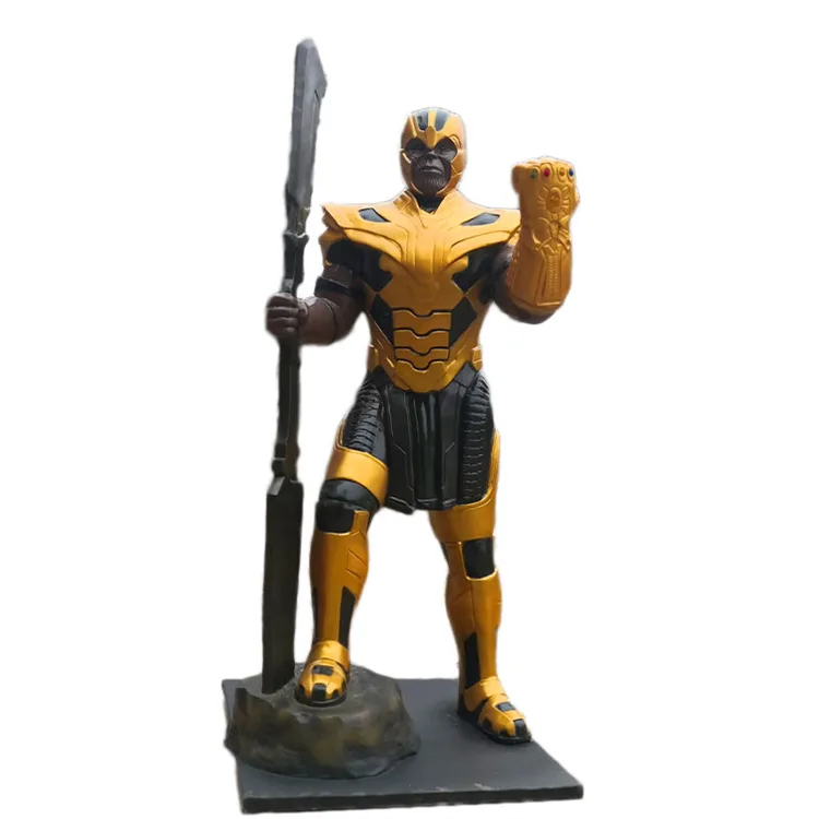 Thanos Sculptures | Life Size Marvel Action Figure Statues – custom retail display image 3