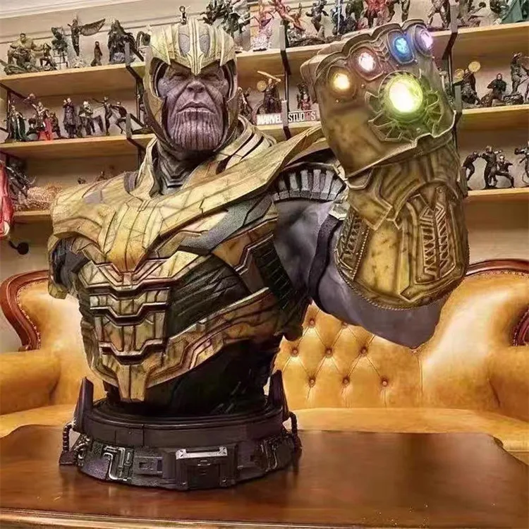 Thanos Sculptures | Life Size Marvel Action Figure Statues – custom retail display image 6