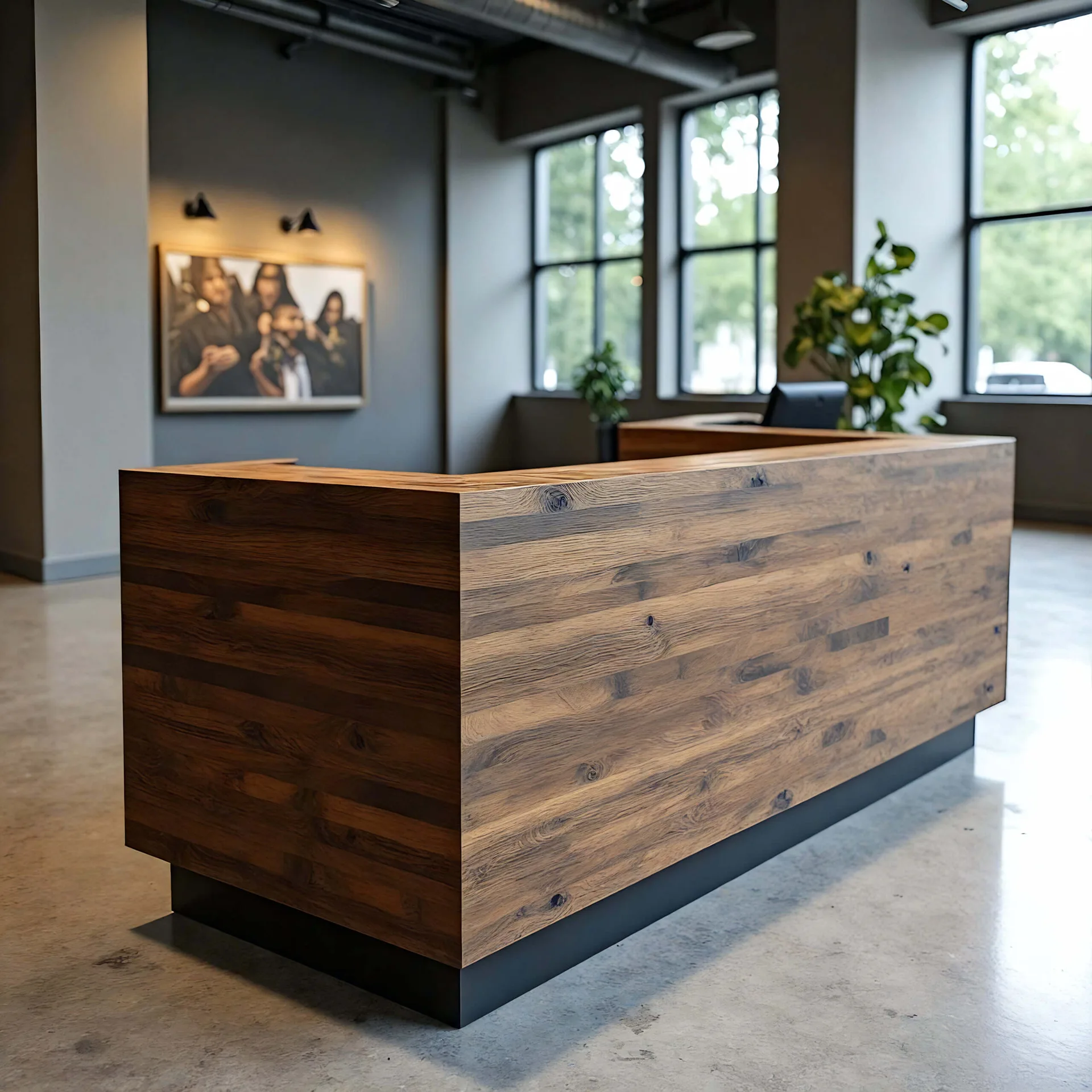Industrial Antique Reception Desks For Sale – custom retail display image 37