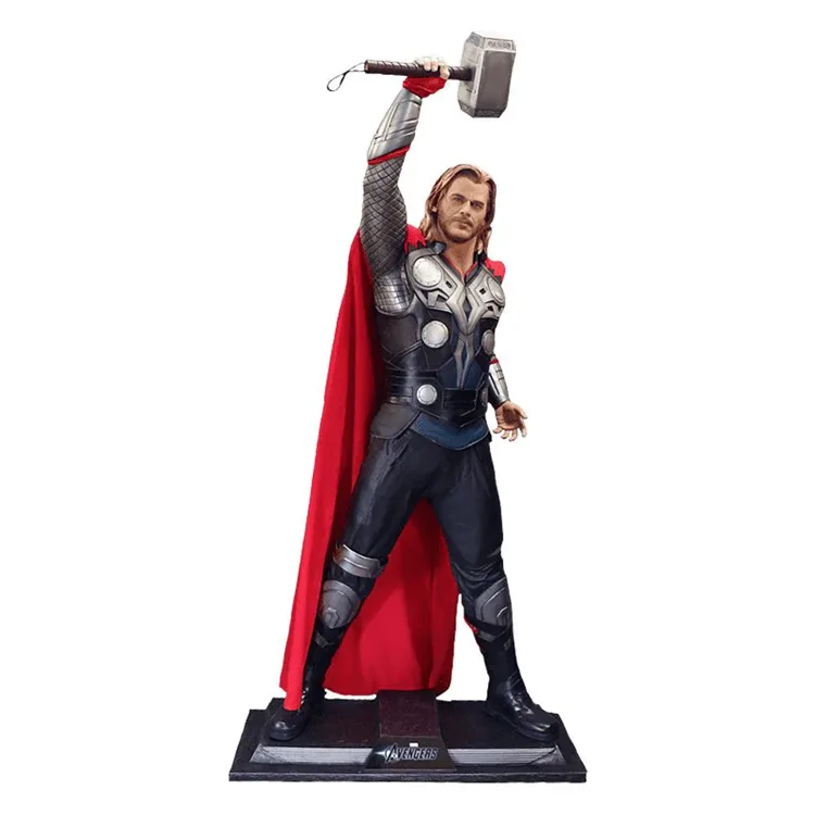 Life Size Thor Statues For Sale | FRP 1:1 Marvel Characters – custom retail display image 2