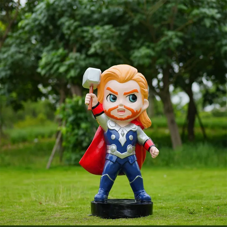 Life Size Thor Statues For Sale | FRP 1:1 Marvel Characters – custom retail display image 8