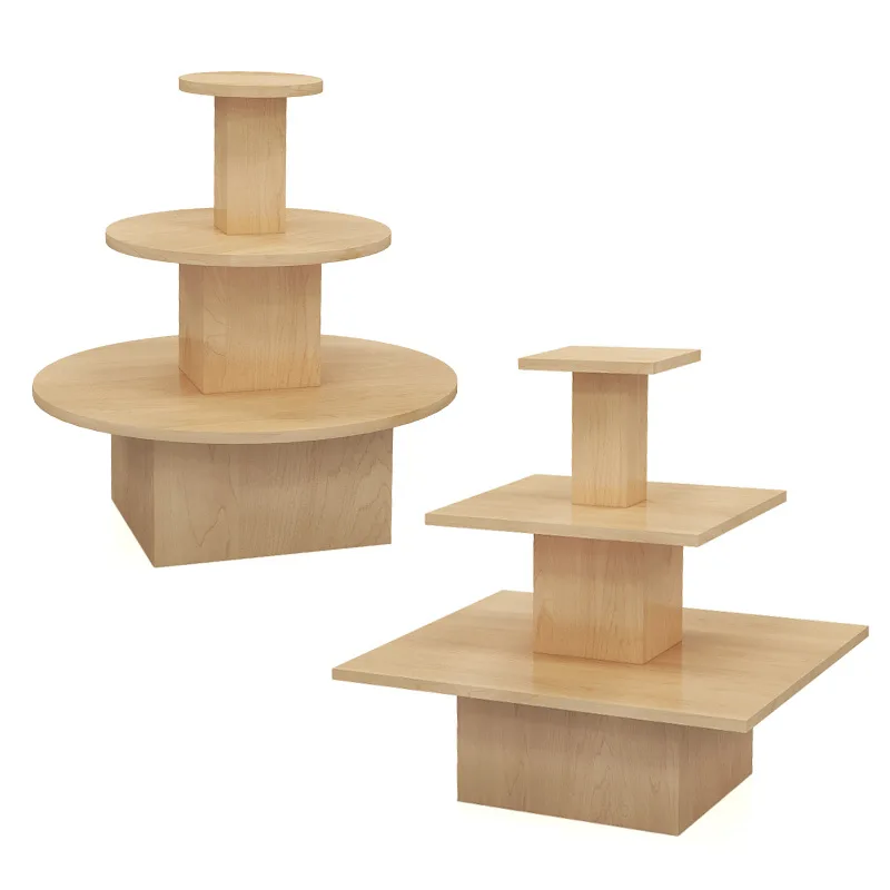 Custom Wooden Display Stands, Risers Racks For Retail Store – custom retail display image 3