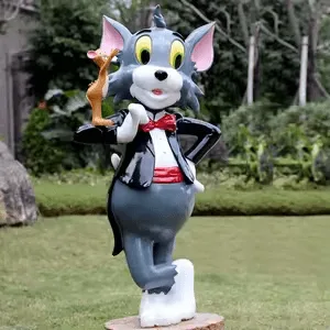 Life Size Looney Tunes Tom Jerry Statue For Sale – custom retail display image 2