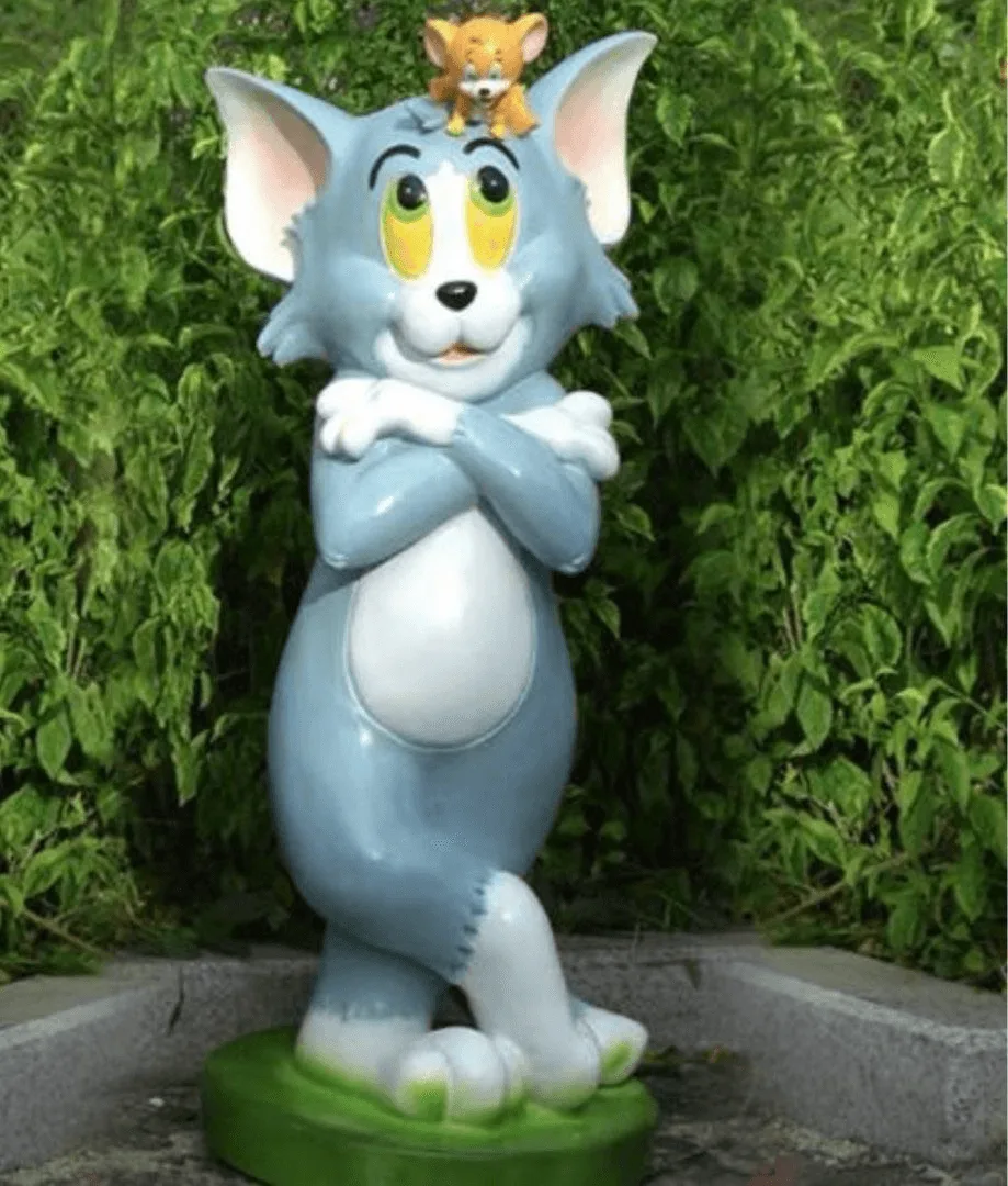 Life Size Looney Tunes Tom Jerry Statue For Sale – custom retail display image 6