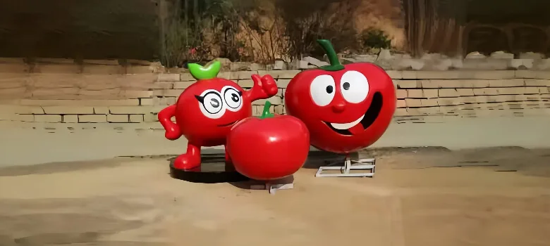 Life Size Tomato Statues Sculptures For Sale – custom retail display image 10
