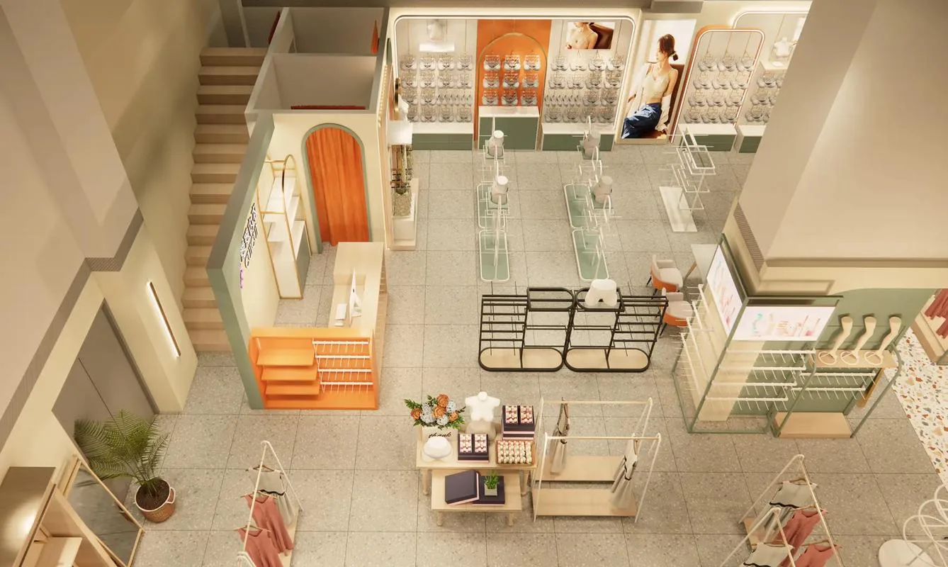Lingerie Shop Design, Displays Store Fixtures – Manufacture Underwear Retail Shop Display Fixtures Design Ideas in Lingerie S