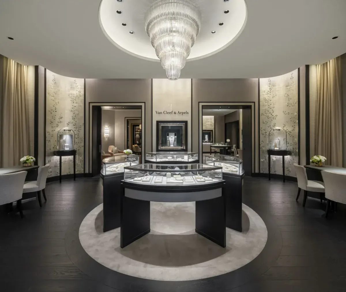 Black Display Showcases Cabinets With Glass Doors – custom retail display image 50
