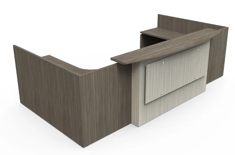 U-Shaped Reception Desks Counters – Luminous Bubble Acrylic U-Shaped Reception Counter for Luxury Commercial Spaces image 32