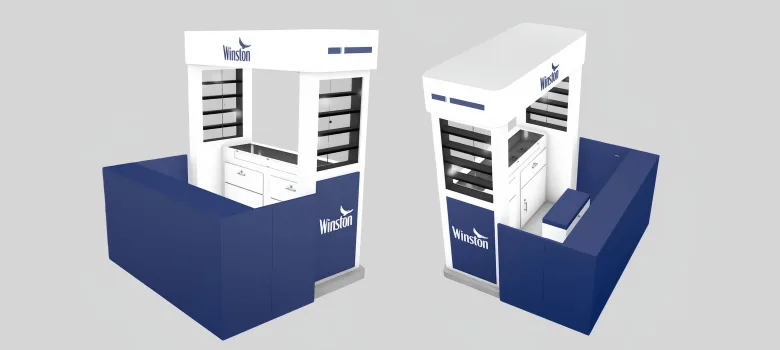 Vape Kiosk – custom retail display image 6