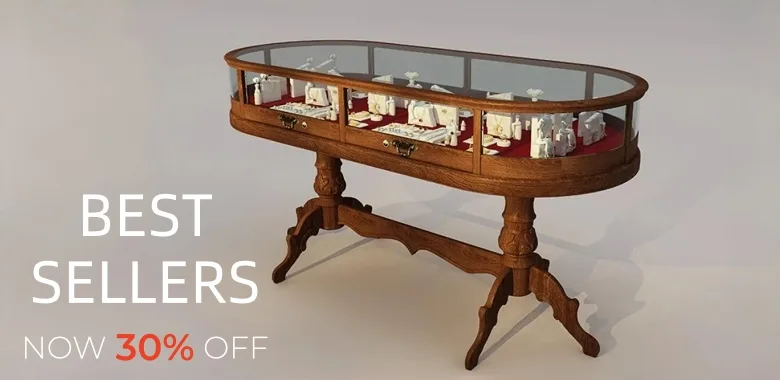 Antique Display Cabinets Glass Cases For Sale – custom retail display image 43