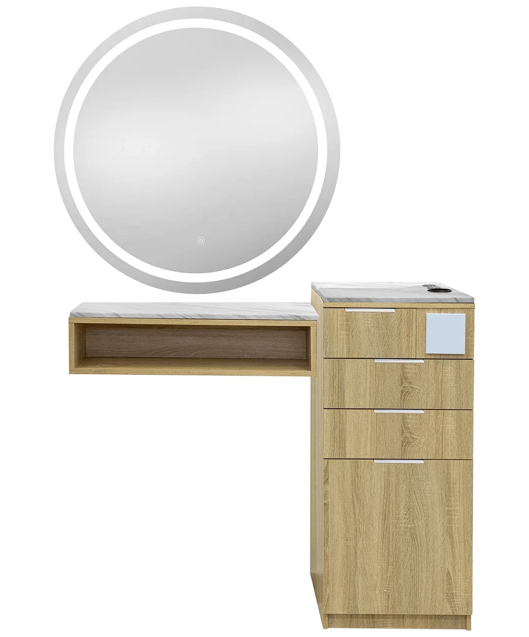 Wall Mounted Floating Salon Styling Stations For Sale – custom retail display image 54