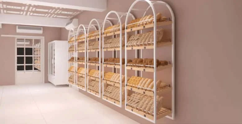 Bakery Shelving | Bread Display Racks Shelves – custom retail display image 46