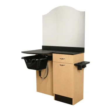 Barber Salon Wet Stations with Shampoo Bowl Sinks – custom retail display image 33