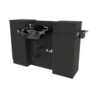 Barber Salon Wet Stations with Shampoo Bowl Sinks – custom retail display image 39