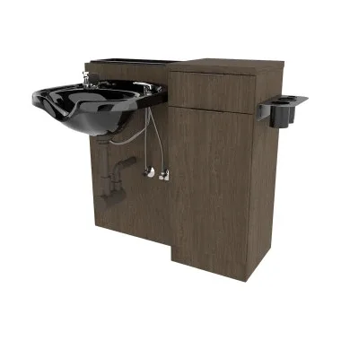 Barber Salon Wet Stations with Shampoo Bowl Sinks – custom retail display image 40